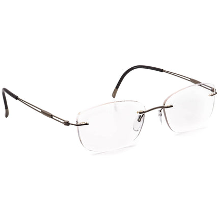 Silhouette 5227 40 6052 Titan Rimless Eyeglasses 52 mm
