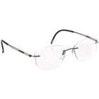 Silhouette 5227 40 6052 Titan Rimless Eyeglasses 52 mm