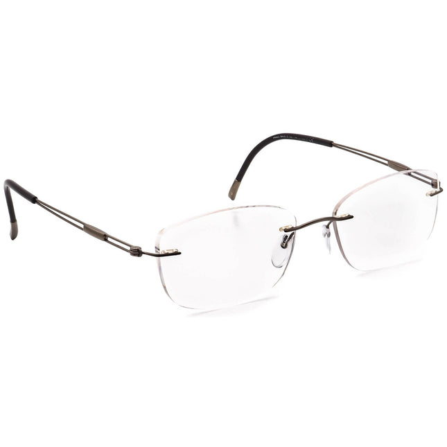 Silhouette 5227 40 6052 Titan Rimless Eyeglasses 52 mm