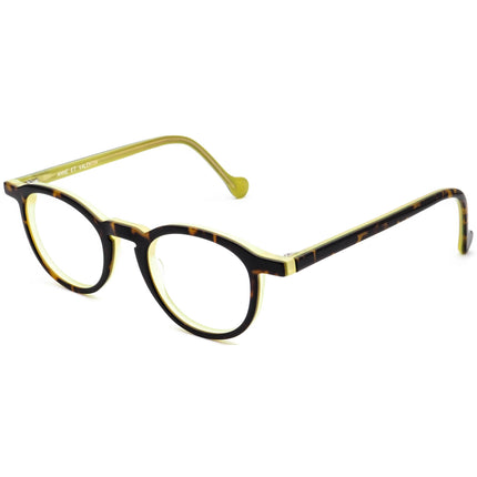 Anne Et Valentin Annette 1245 Round Keyhole Bridge Eyeglasses 43 mm