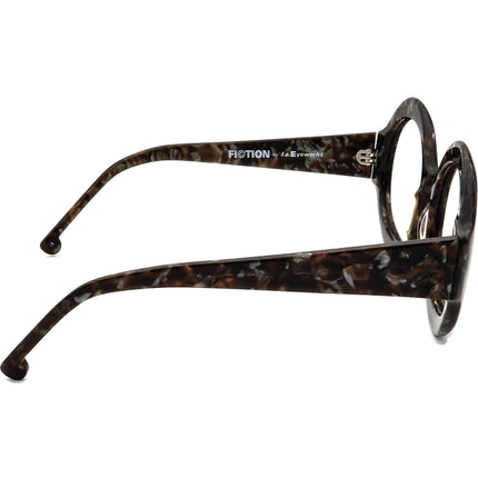 Sunglasses Fiction Lou 33-04 0117 Olive Marble Round 55 mm