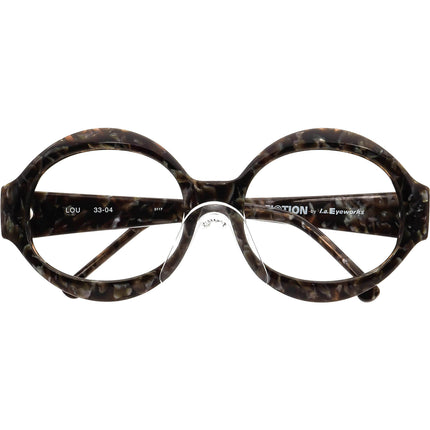 Sunglasses Fiction Lou 33-04 0117 Olive Marble Round 55 mm