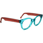 Eyeglasses Kowalski 244247 Transparent Blue/Brown B-Shape Frame France 48[]18 145