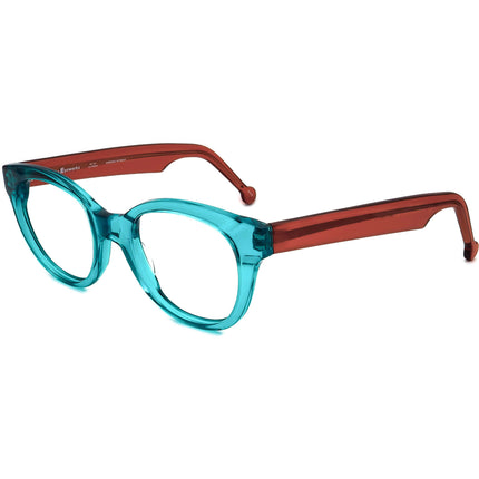 Eyeglasses Kowalski 244247 Transparent Blue/Brown B-Shape Frame France 48[]18 145