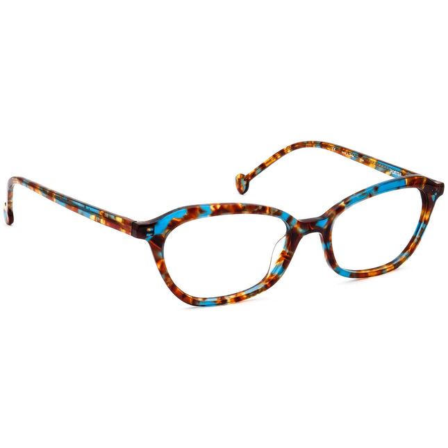 l.a.Eyeworks Women's Eyeglasses Porter 921 African Tortoise Semi Cat Eye Frame Japan 50[]17 140
