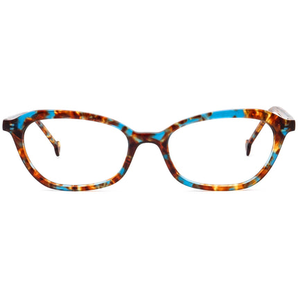 l.a.Eyeworks Women's Eyeglasses Porter 921 African Tortoise Semi Cat Eye Frame Japan 50[]17 140