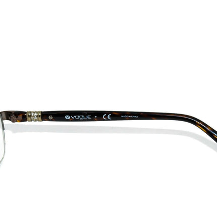 Vogue Women's Eyeglasses VO 3971-B 934 Brown Half Rim Frame 51[]16 135