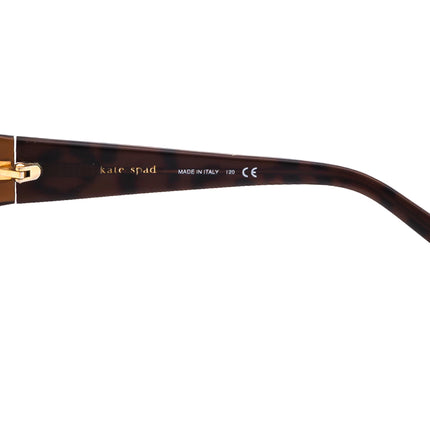 Kate Spade Women's Sunglasses DEE/S 01W0 Y6 Brown Tortoise Oval Italy 54 mm