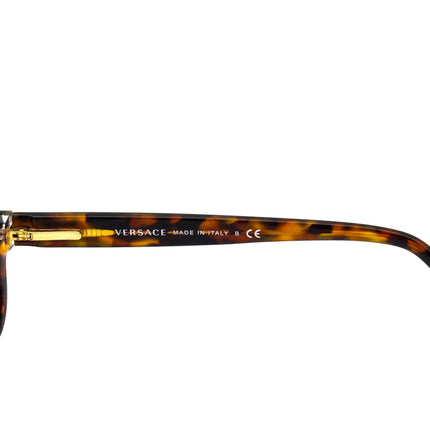 Versace Women's Eyeglasses 3207 5116 Glitter Glitter Tortoise Rectangular Frame Italy 52[]16 140