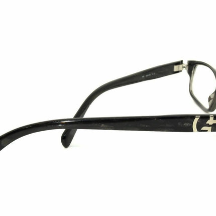 Armani Women's Eyeglasses GA 473 PMQ Black Marble/Silver Rectangular Frame Italy 54[]14 140