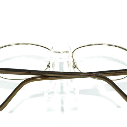 L'amy Women's Eyeglasses L'Accent 420 C02 Gold /Brown Rhinestones Oval Frame France 53[]17 135