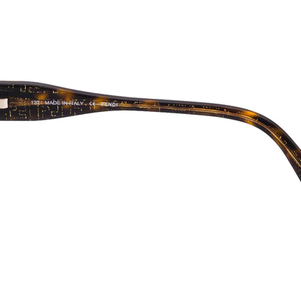 Fendi Women's Eyeglasses F851 214 Tortoise/Glitter Rectangular Frame Italy 51[]16 130