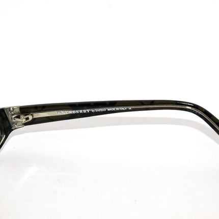 Burberry Women's Eyeglasses B 8404/U 0CE3 Black on Clear Oval Frame Italy 50[]17 130