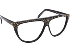 Nino Balli by Classic Women's Sunglasses N.B. Bijou Black Oversized France 62 mm
