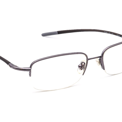 Nike Women's Eyeglasses with Flexon 4084 013 Gunmetal Half Rim Frame 53[]19 145