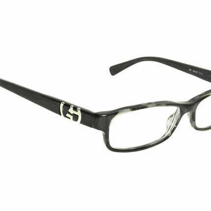 Armani Women's Eyeglasses GA 473 PMQ Black Marble/Silver Rectangular Frame Italy 54[]14 140
