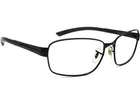 Ray-Ban Sunglasses RB 3413 002 Black Wrap Metal Italy 59 mm
