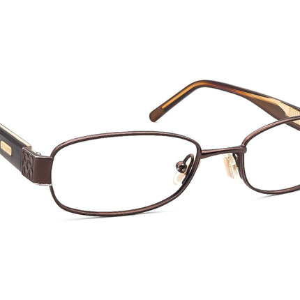 Coach Women's Eyeglasses Harmony 1025 Brown Oval Frame 49[]17 130
