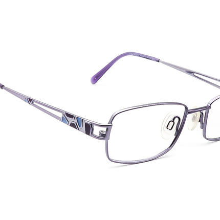 Charmant Women's Eyeglasses AR16316 Aristar Color-577 Purple Rectangular Metal Frame 49[]18 135