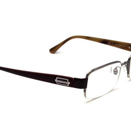 Bvlgari Women's Eyeglasses 1005 103 Brown/Silver Half Rim Frame Italy 54[]19 140