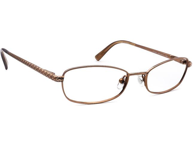 Tory Burch Women's Eyeglasses TY1009 120 Light Brown Oval Metal Frame 51[]17 135