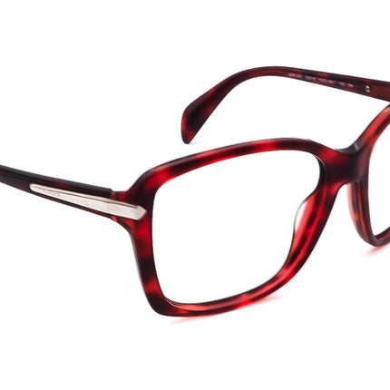 Prada Women's Sunglasses SPR 14P KAQ-0A7 Burgundy Tortoise Square Italy 59 mm