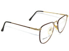 Enrico Biaggi Eyeglasses EB-45 R.G.P Brown Brown & Gold Square Metal Frame Korea 53[]16 140
