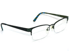 Kensie Women's Eyeglasses Fern Fern Green Half Rim Metal Frame null 49[]16 135 Handmade
