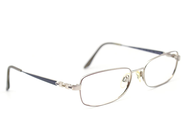 Charmant Women's Eyeglasses CH10845 GR Pure Titanium Silver/Purple Rectangular Frame 53[]17 140