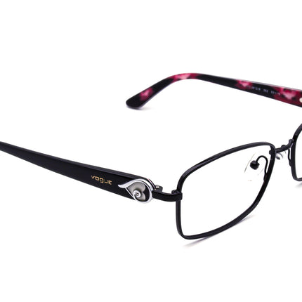 Vogue Women's Eyeglasses VO 3812-B 352 Black Rectangular Frame 53[]16 135