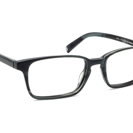 Warby Parker Eyeglasses Hardy 175 Striped Pacific (Blue) Square Frame 51[]18 145