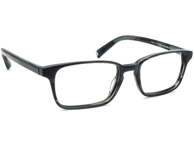 Warby Parker Eyeglasses Hardy 175 Striped Pacific (Blue) Square Frame 51[]18 145