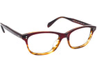 Oliver Peoples Eyeglasses OV 5224 1224 Ashton Bordeaux Brown Horn Rim Frame Italy 50[]17 140