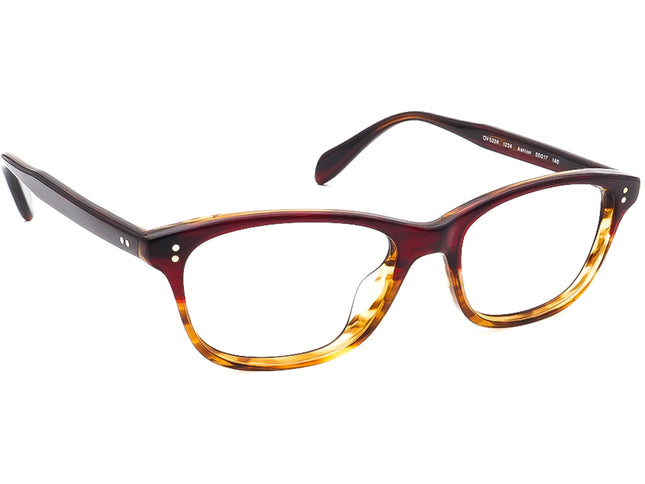 Oliver Peoples Eyeglasses OV 5224 1224 Ashton Bordeaux Brown Horn Rim Frame Italy 50[]17 140