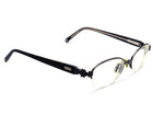 Coach Women's Eyeglasses Lorena 1007 Dark Gunmetal Half Rim Frame 50[]17 130