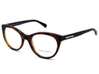 Giorgio Armani Women's Eyeglasses AR 7048 5297 Brown Marble & Black Cat Eye Frame Italy 51[]20 140