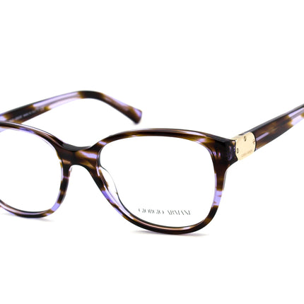 Giorgio Armani Women's Eyeglasses AR 7034 5242 Striped Violet B-Shape Frame Italy 54[]18 140