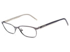 Lacoste Women's Eyeglasses L2145 033 Gunmetal/Black/Clear B-Shape Frame 52[]15 135