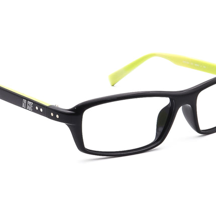 Nike Men's Eyeglasses 7220 010 Black/Navy Blue/ Green Rectangular Frame 54[]15 130