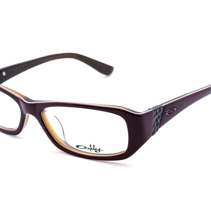 Oakley Women's Eyeglasses OX1037-0351 Hearsay Merlot (Dark Burgundy) Rectangular Frame 51[]15 131