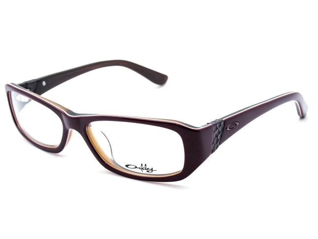Oakley Women's Eyeglasses OX1037-0351 Hearsay Merlot (Dark Burgundy) Rectangular Frame 51[]15 131