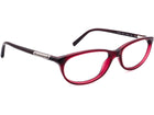 Burberry Women's Eyeglasses B2097 Burgundy Oval Frame Italy 52[]15 135