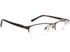 Ray-Ban Eyeglasses RB 6066 2511 Brown Tortoise Half Rim Frame 50[]17 135