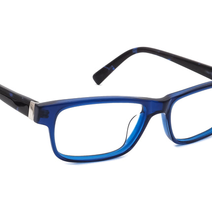 Nike Small Eyeglasses 5518 428 Blue Rectangular Frame 49[]15 130