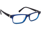 Nike Small Eyeglasses 5518 428 Blue Rectangular Frame 49[]15 130