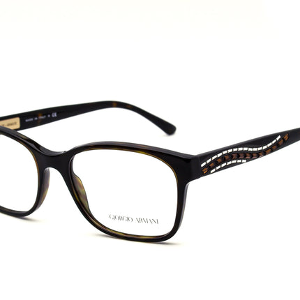 Giorgio Armani Women's Eyeglasses AR7013-B 5026 Dark Tortoise Rectangular Frame Italy 53[]17 140