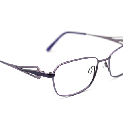 Charmant Women's Eyeglasses CH2078 PU Pure Titanium Purple Rectangular Frame 52[]16 135