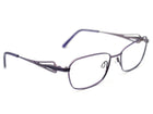 Charmant Women's Eyeglasses CH2078 PU Pure Titanium Purple Rectangular Frame 52[]16 135