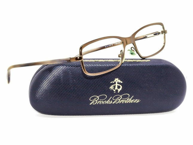 Brooks Brothers Eyeglasses BB 450-S 1161/74 Bronze Rectangular Metal Frame 55[]17 135