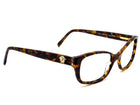 Versace Women's Eyeglasses 3207 5116 Glitter Glitter Tortoise Rectangular Frame Italy 52[]16 140